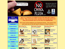 Tablet Screenshot of nochinaplush.com